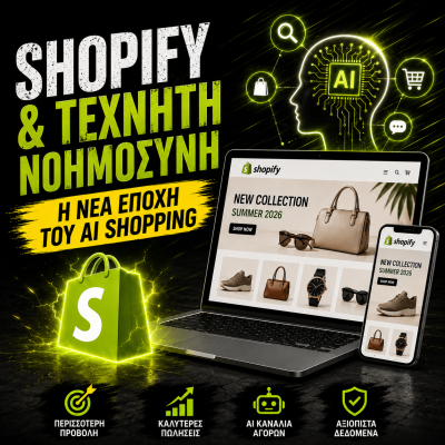 Target PRO Digital Marketing Agency | Target PRO Shopify και τεχνητή νοημοσύνη για e-shop στη νέα εποχή του AI Shopping
